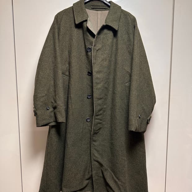 아프레쎄 로밧트위드 울 코트 