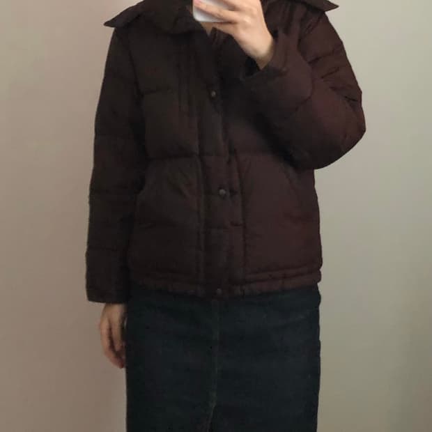 폴로 랄프로렌 브라운 포니 패딩