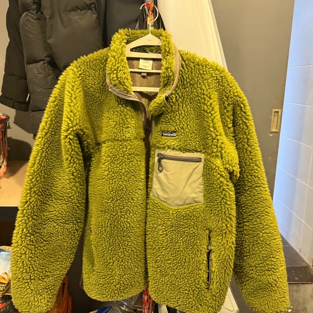 파타고니아 딥파일 모스그린 m