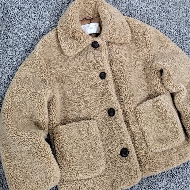 자라(ZARA) 뽀글이 자켓 (베이지)