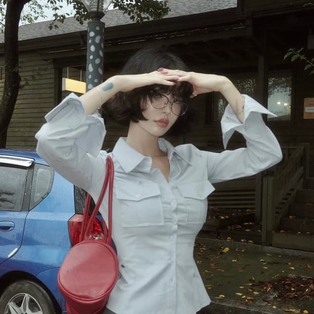 페일제이드 포켓 롱 슬리브 셔츠