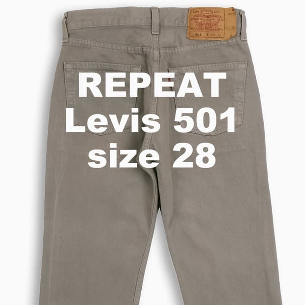 빈티지 리바이스 501 90s USA 28 인치 LV50129103