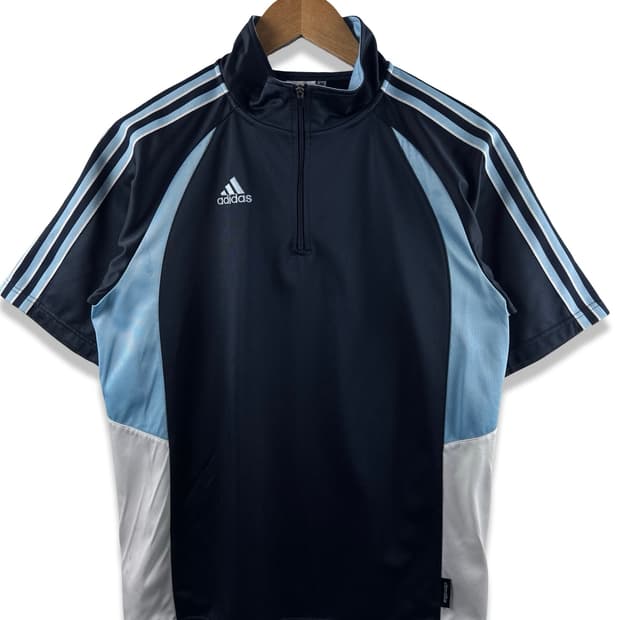 아디다스 재팬 반팔 하프집업1981