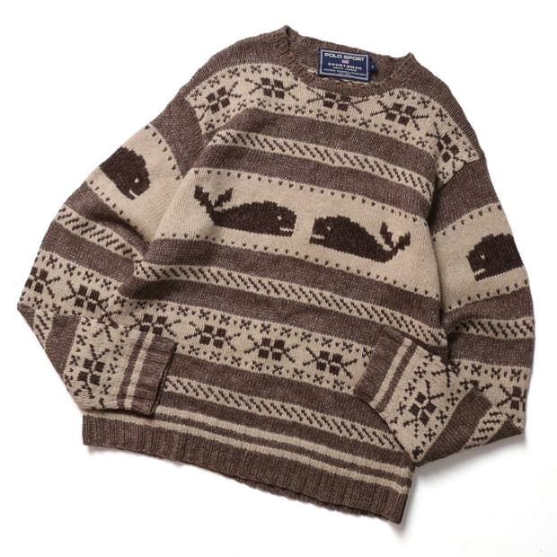 폴로 스포츠 90’s Polo Sport Whale Fairis Knit