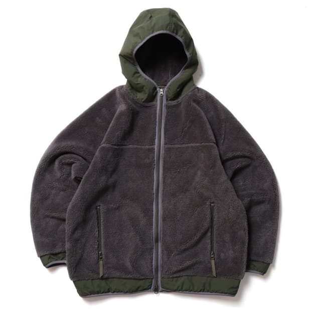 칼 오 라인 Cal O Line Fleece Hoodie Jacket  