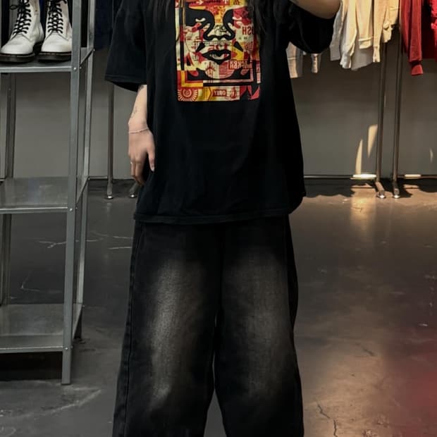 오베이 3페이스 컬리지 반팔 A3746