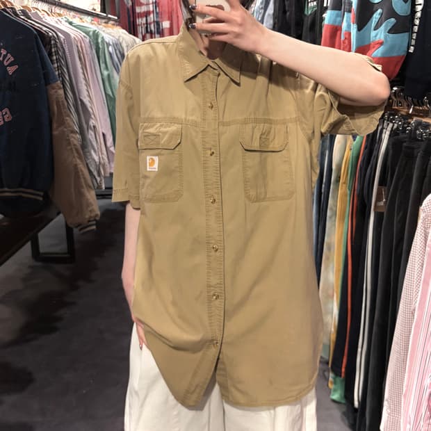 [IM]Carhartt 칼하트 반팔 셔츠 베이지