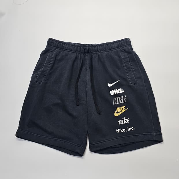 나이키 신형 면 트레이닝 트랙팬트 반 바지