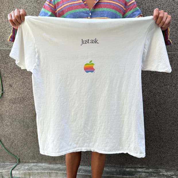 90s og 빈티지 애플 매킨토시 티셔츠