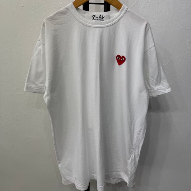 정품) 꼼데가르송 24ss 남성 반팔티 XL