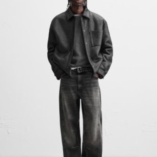 자라 가죽자켓 블랙 판매합니다