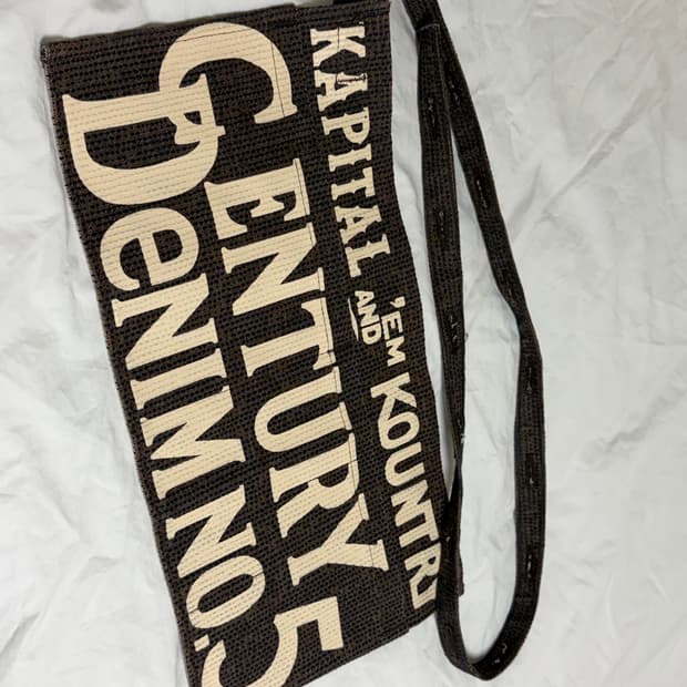 케피탈 센츄리 데님 넘버 5 앞치마