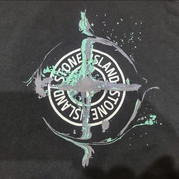 21SS 스톤아일랜드 마블원 반팔티셔츠 블랙