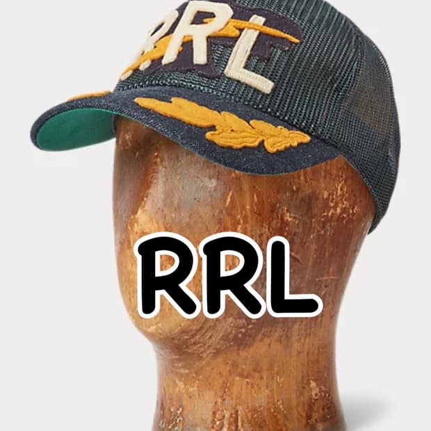 더블알엘 RRL 썬더버드 펠트 메쉬 트러커 캡