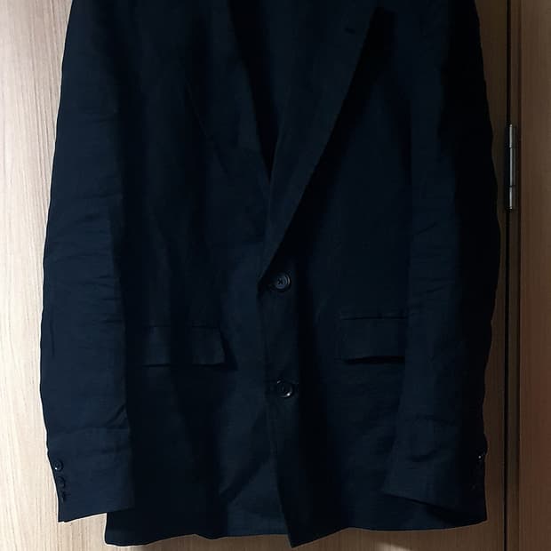 (3)요지야마모토 그라운드와이 린넨 블레이저, 벌룬팬츠