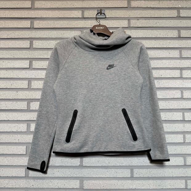 Nike 나이키 하이넥 후드티 그레이 컬러