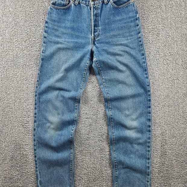 리바이스 버튼플라이 워싱 진 데님 팬츠 (27X32 추정) / 10870