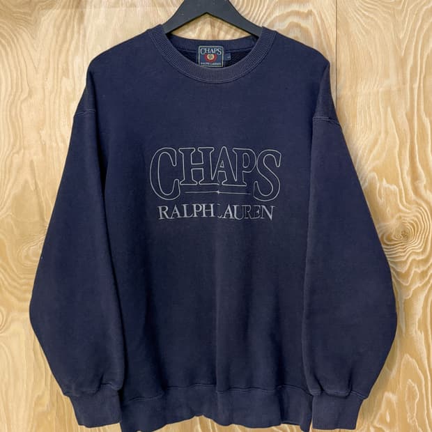 챕스 랄프 로렌 90's 스펠 로고 크루넥