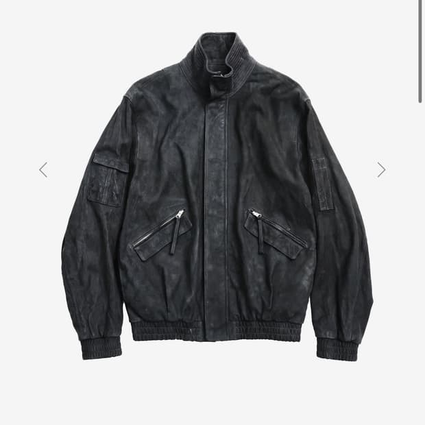 999휴머니티 어드벤쳐 워시드 봄버 레더자켓 3사이즈 구매합니다 