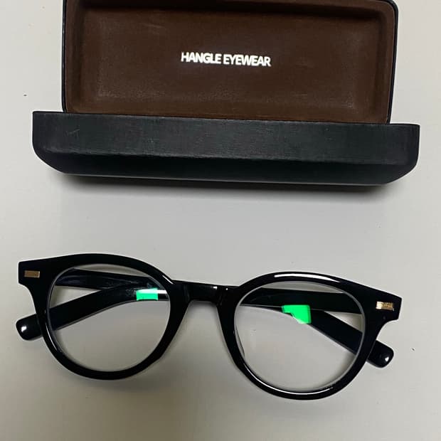 한글안경 성수 블랙 블루라이트차단