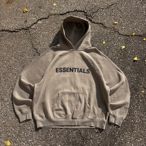 에센셜 피어오브갓 아플리케 스웻 후드티 XL
