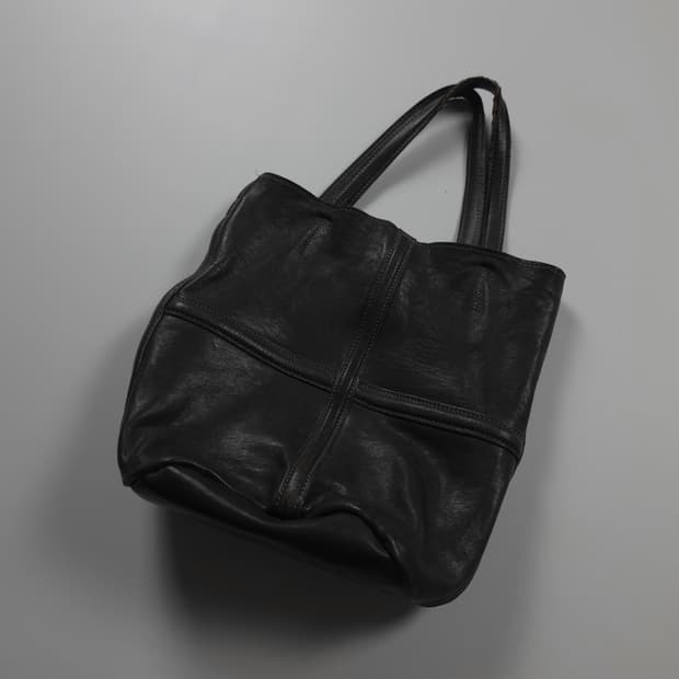 빈티지 양가죽 레더 미니 도트백 (OS)