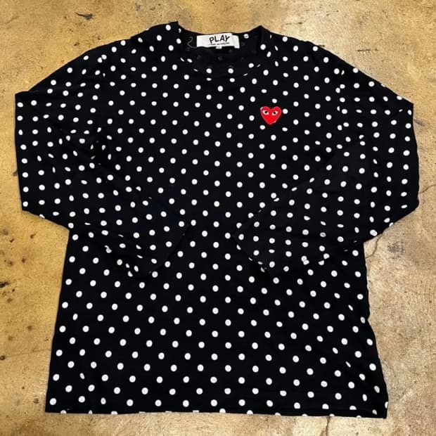 꼼데가르송 도트 롱슬리브