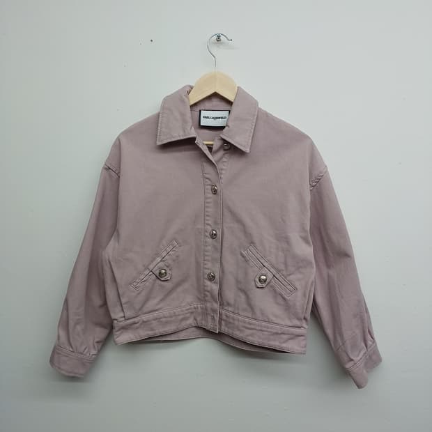 칼라거펠트 숏 면자켓 85