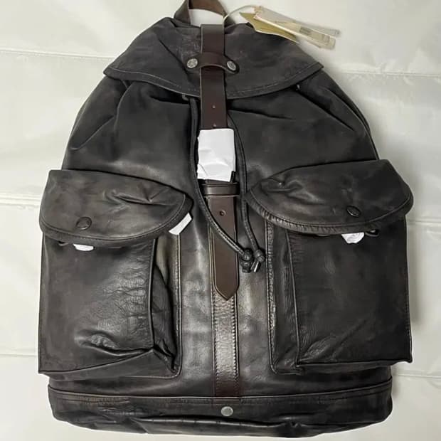 RRL 레더 럭색 더블알엘 가방 