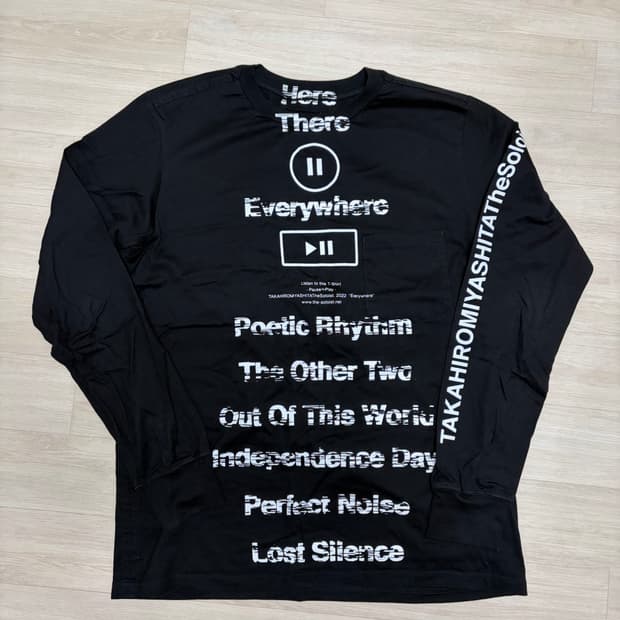 [50] 솔로이스트 에브리웨어 롱슬리브 티셔츠