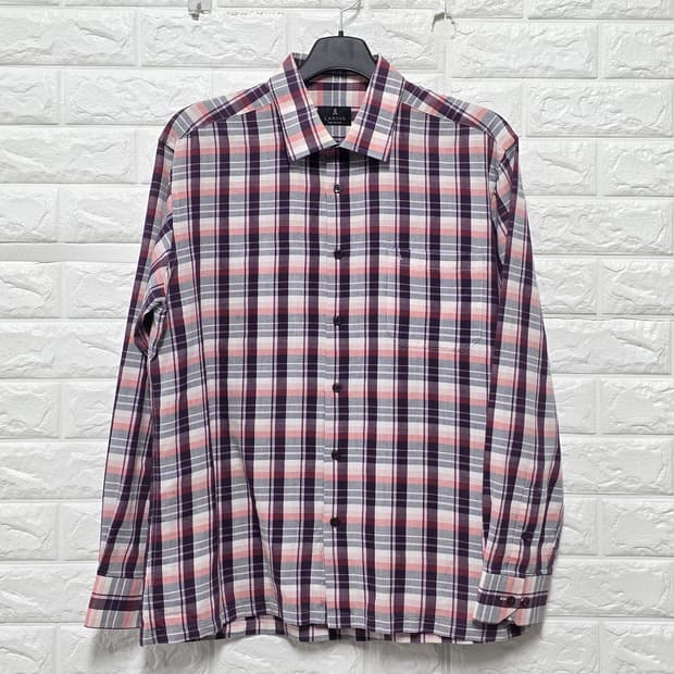 한섬 랑방 옴므 체크 셔츠 105