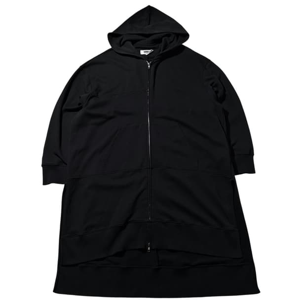 메종 마르지엘라 MM6 롱 후드집업 자켓 블랙