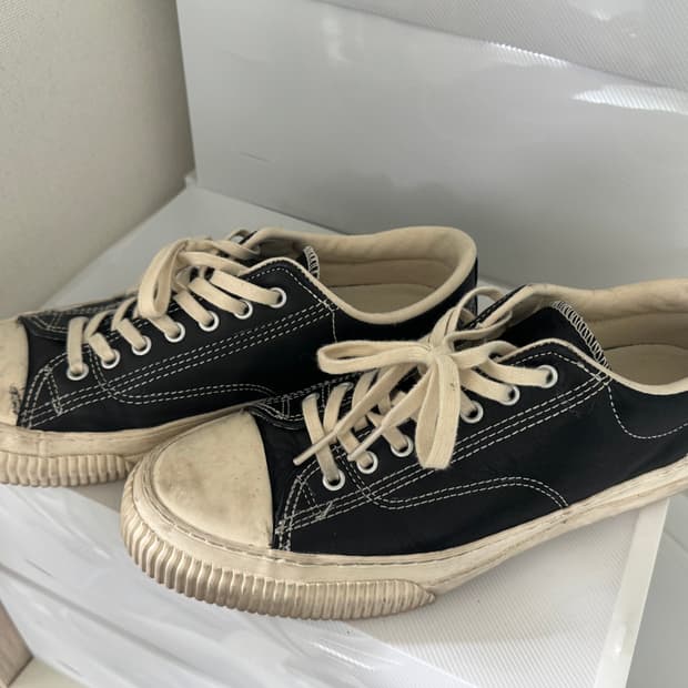 캐치볼 밀리터리 스탠다드 레더 스니커즈 260