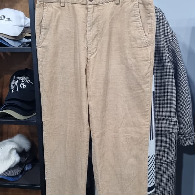 브룩스브라더스 골덴바지 클락핏 베이지 허리32~33  상태좋음
