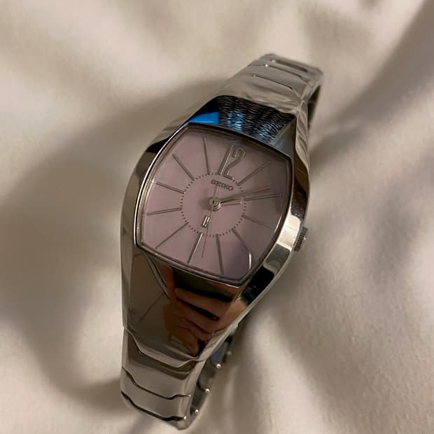 SEIKO 세이코 쉘 실버 루키아