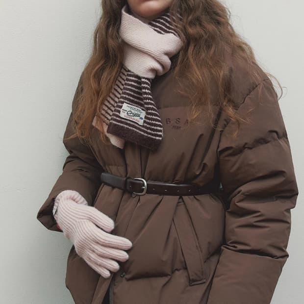 벤시몽 핑거홀 핑크 장갑팝니다