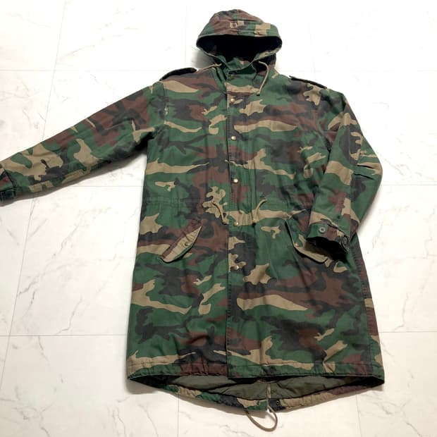 도그하우스 m65 카모 피쉬테일 야상 파카 105-110
