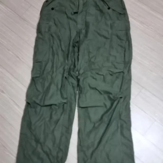미군 오리지널 m65 올리브 그린 카고 바지(27-31)