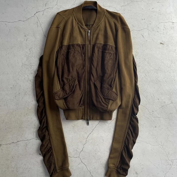 Haider Ackermann 2010s crop bomber jk