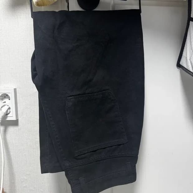 무료배송) 밀로 리플렉트 커브드 팬츠 블랙 m size