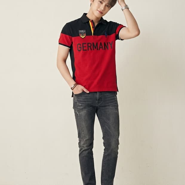 폴로 랄프로렌 독일 에디션 커스텀핏 카라티