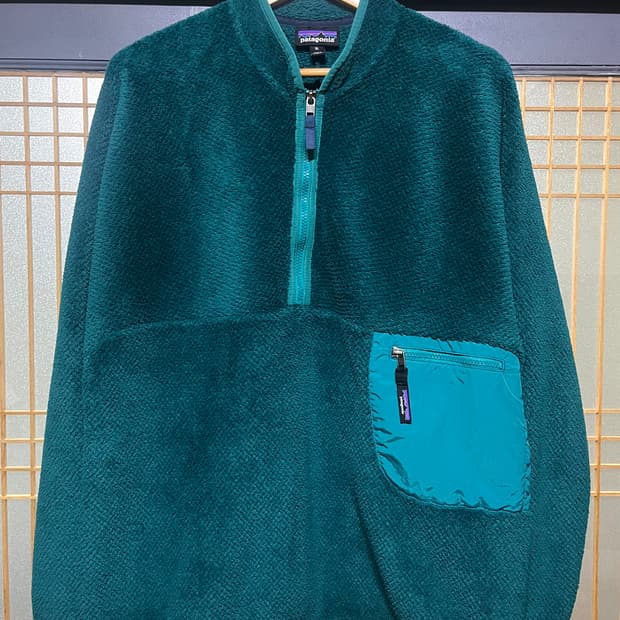[XL]파타고니아 플리스 풀오버 민트그린