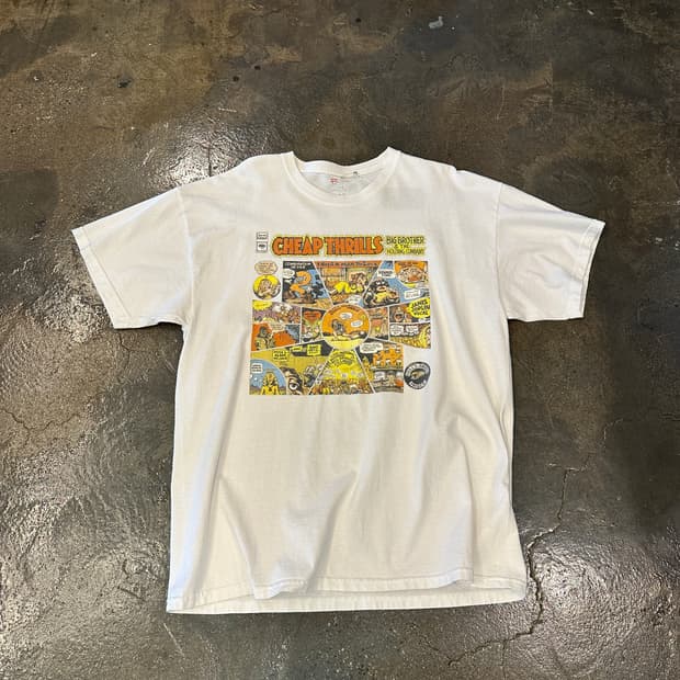 00s Hanes Cheap Thrills 빈티지 반팔티 L