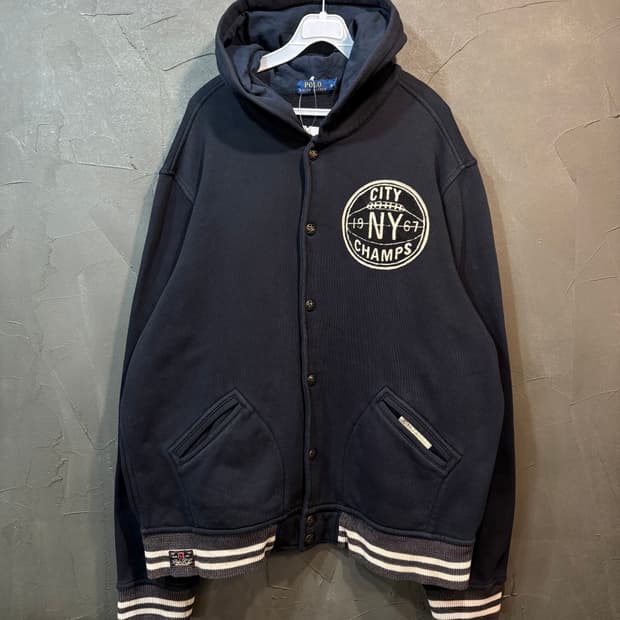 [XL] POLO 폴로 랄프로렌 후드 스타디움 자켓