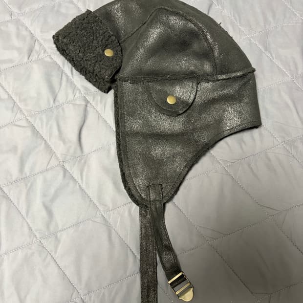 블랙 빈티지 트루퍼햇