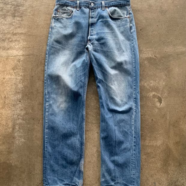 90s 리바이스 501 데님팬츠 38X32