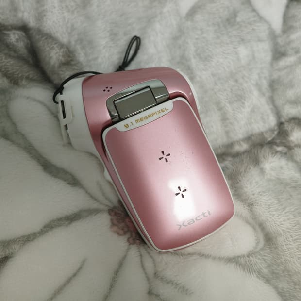 산요 작티 Sanyo Xacti CG9 핑크 캠코더 디카