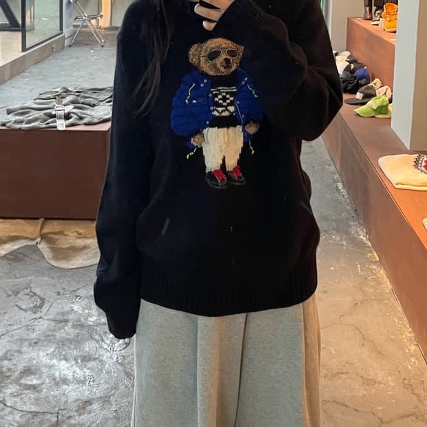 폴로 랄프로렌 베어 스키 니트 H528