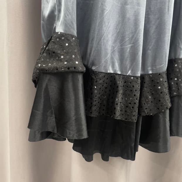 밑단 셔링 슬리브리스 원피스 