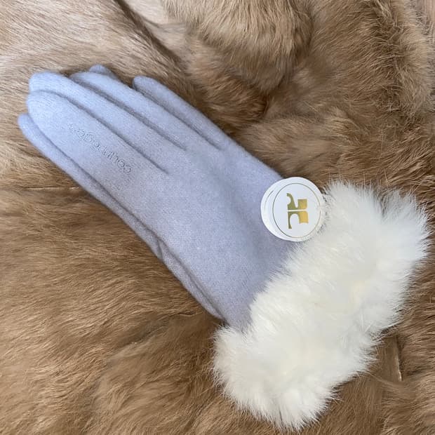 빈티지 꾸레쥬 퍼장갑